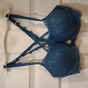 Turquoise push up bra 36D